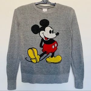 mickey mouse knit sweater